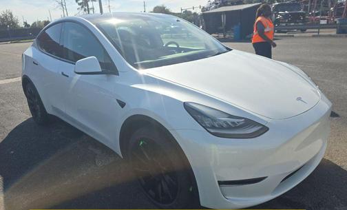 Pearl White Multi-Coat 2021 Tesla Model Y Long Range Dual Motor All-Wheel Drive