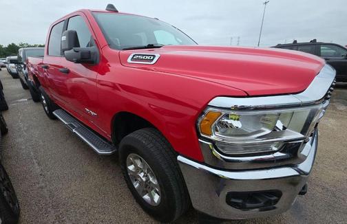 Flame Red Clearcoat 2024 RAM 2500 Big Horn Crew Cab 4x4 6'4' Box