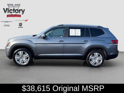 Platinum Gray Metallic 2019 Volkswagen Atlas 3.6L SE w/Technology