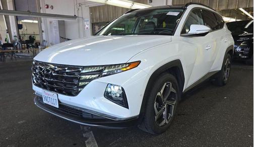 Quartz White 2022 Hyundai TUCSON Limited