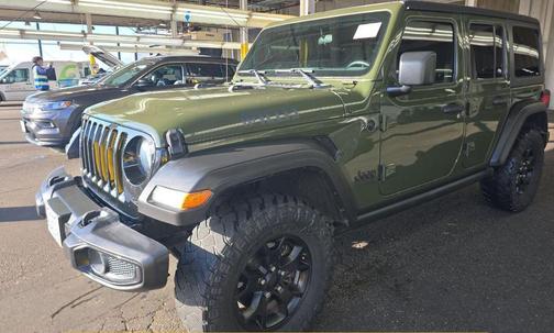 Sarge Green Clearcoat 2021 Jeep Wrangler Unlimited Sport