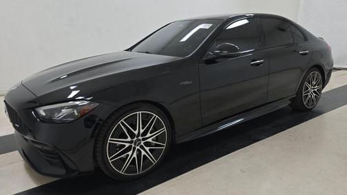 Black 2024 Mercedes-Benz AMG C 43 4MATIC