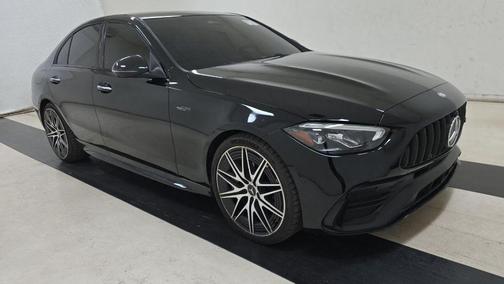 Black 2024 Mercedes-Benz AMG C 43 4MATIC