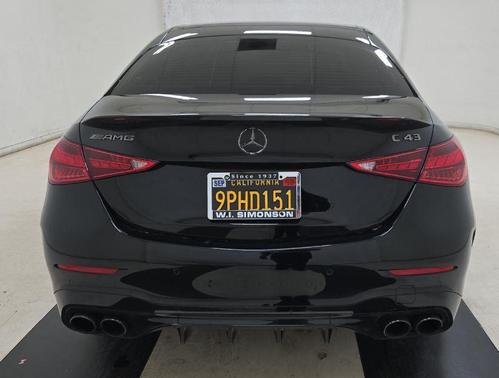 Black 2024 Mercedes-Benz AMG C 43 4MATIC