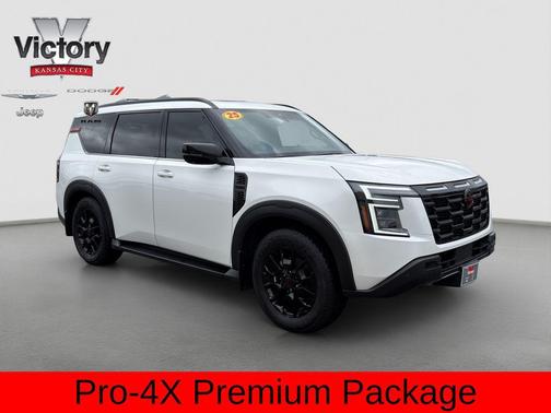 Aspen White Tricoat 2025 Nissan Armada PRO-4X 4WD