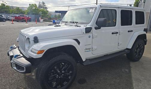 Bright White Clearcoat 2022 Jeep Wrangler Unlimited 4xe Sahara