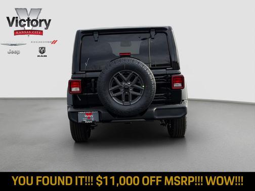 Black Clearcoat 2026 Jeep Wrangler Sport S