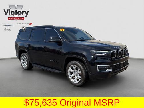 Diamond Black Crystal Pearlcoat 2022 Jeep Wagoneer Series II 4x4