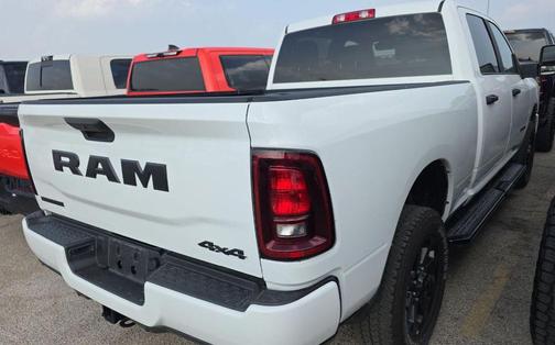 Bright White Clearcoat 2025 RAM 2500 Big Horn Crew Cab 4x4 6'4' Box