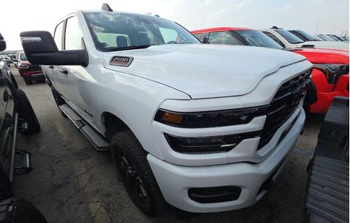 Bright White Clearcoat 2025 RAM 2500 Big Horn Crew Cab 4x4 6'4' Box