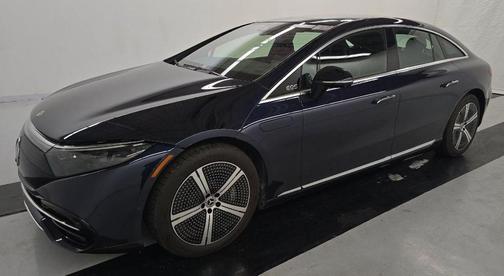 Nautical Blue Metallic 2022 Mercedes-Benz EQS 450+ 4MATIC