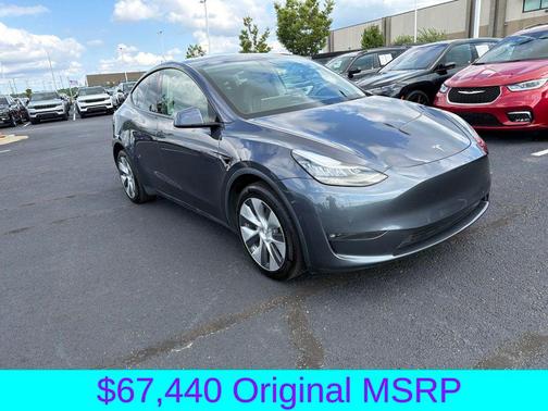 Gray 2022 Tesla Model Y Long Range Dual Motor All-Wheel Drive