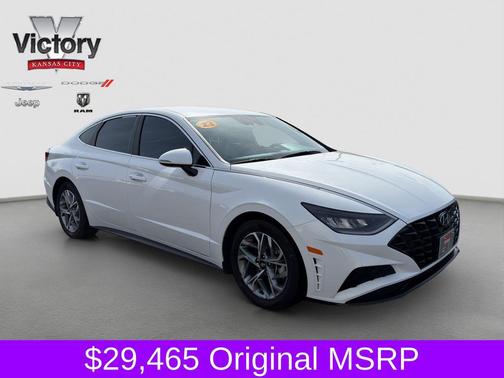 Serenity White 2023 Hyundai SONATA SEL