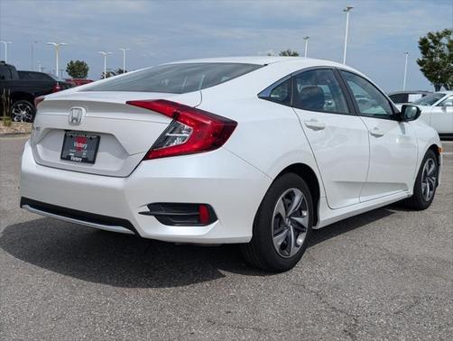 Platinum White Pearl 2021 Honda Civic LX