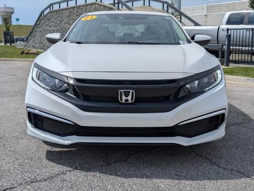 Platinum White Pearl 2021 Honda Civic LX