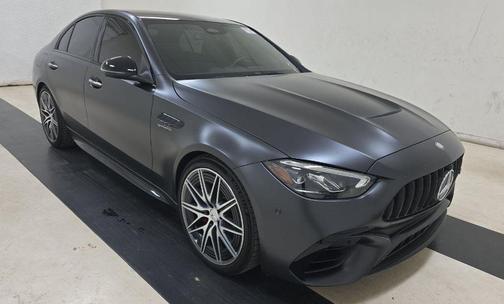 Gray 2025 Mercedes-Benz AMG C 63 S E Performance