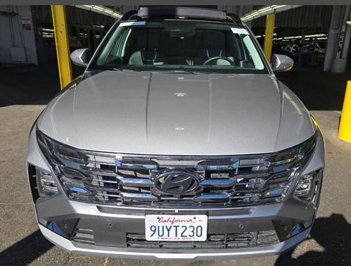 Shimmering Silver 2025 Hyundai TUCSON Hybrid Limited
