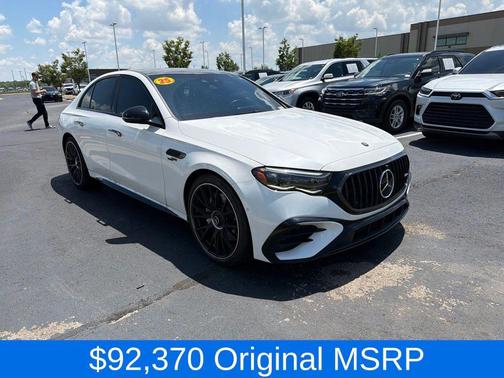 White 2025 Mercedes-Benz AMG E 53 E 4MATIC+