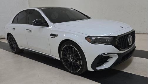 White 2025 Mercedes-Benz AMG E 53 E 4MATIC+
