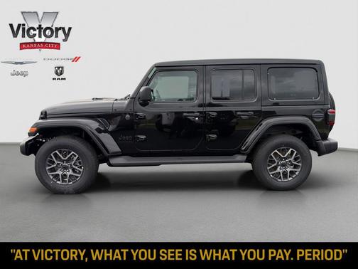 Black Clearcoat 2026 Jeep Wrangler 4-Door Sahara 4x4