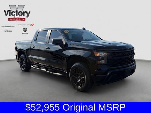 Black 2025 Chevrolet Silverado 1500 Custom