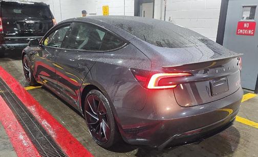 Stealth Grey 2024 Tesla Model 3 Performance