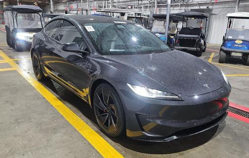 Stealth Grey 2024 Tesla Model 3 Performance