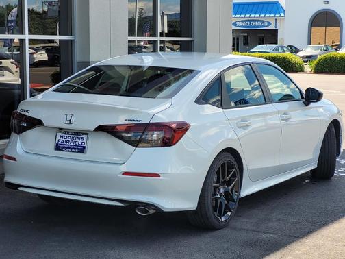 Platinum White Pearl 2026 Honda Civic Sport