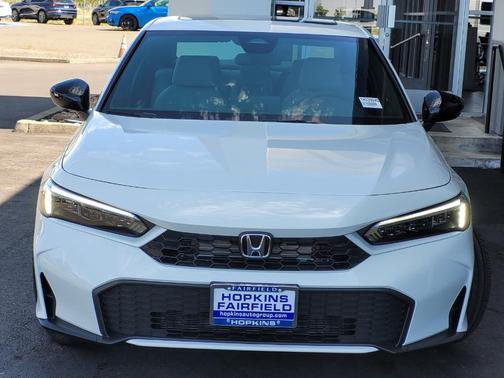 Platinum White Pearl 2026 Honda Civic Hybrid Sport