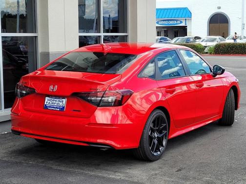 Rallye Red 2026 Honda Civic Hybrid Sport