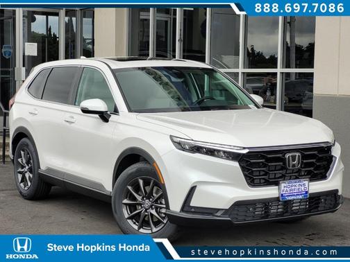 Platinum White Pearl 2026 Honda CR-V EX-L