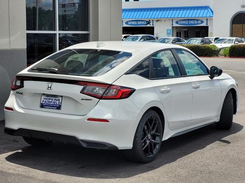 Platinum White Pearl 2026 Honda Civic Sport