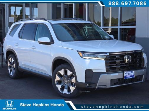 Platinum White Pearl 2026 Honda Pilot Elite
