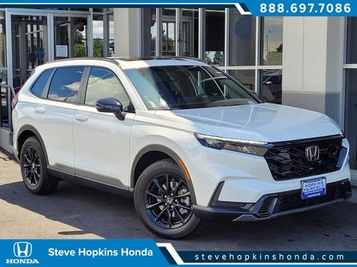 Platinum White Pearl 2026 Honda CR-V Hybrid Sport
