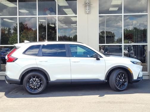Platinum White Pearl 2026 Honda CR-V Hybrid Sport