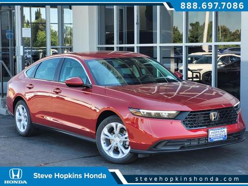 Radiant Red 2026 Honda Accord LX