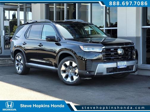Crystal Black Pearl 2026 Honda Pilot Elite AWD