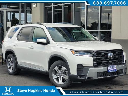 Platinum White Pearl 2026 Honda Pilot EX-L AWD