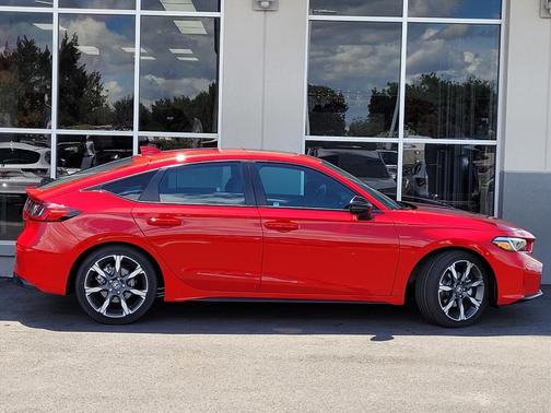 Rallye Red 2026 Honda Civic Hybrid Sport Touring