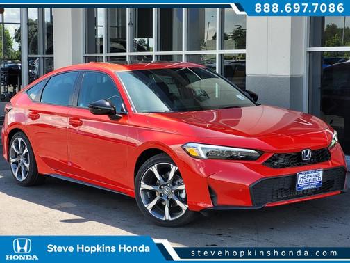 Rallye Red 2026 Honda Civic Hybrid Sport Touring