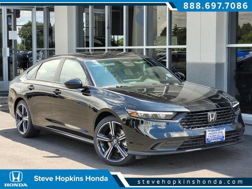 Crystal Black Pearl 2026 Honda Accord Hybrid Sport