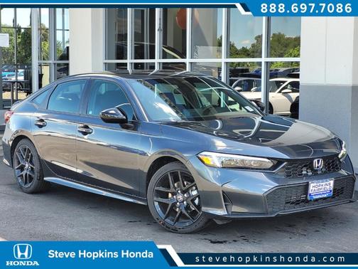 Meteorite Gray Metallic 2026 Honda Civic Sport