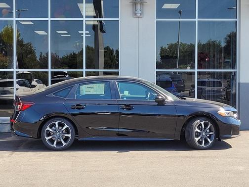 Crystal Black Pearl 2026 Honda Civic Hybrid Sport Touring