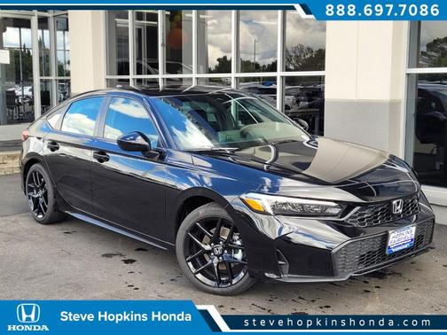 Crystal Black Pearl 2026 Honda Civic Hybrid Sport