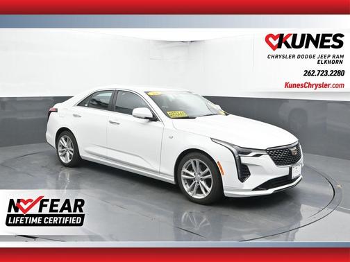 Summit White 2024 Cadillac CT4 Luxury