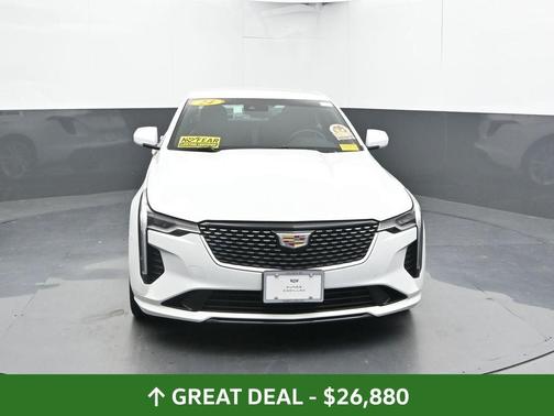 Summit White 2024 Cadillac CT4 Luxury