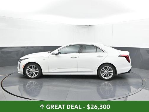 Summit White 2024 Cadillac CT4 Luxury