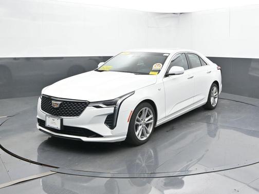 Summit White 2024 Cadillac CT4 Luxury