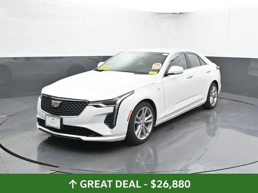 Summit White 2024 Cadillac CT4 Luxury
