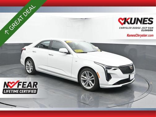 Summit White 2024 Cadillac CT4 Luxury